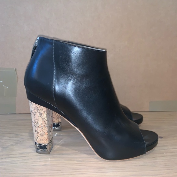 WORN ONCE Chanel Heeled Booties - Picture 1 of 7